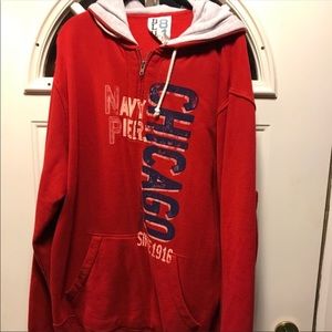 Chicago Navy Pier hoodie. So warm and cozy